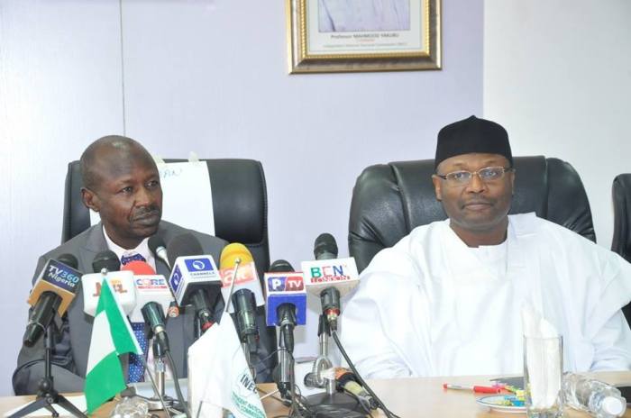 Image result for EFCC, INEC sign deal hindering politicians from buying votes